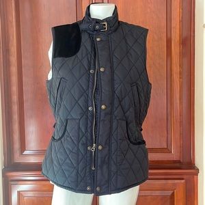 Black -  Ralph Lauren Polo Vest with Suede!!